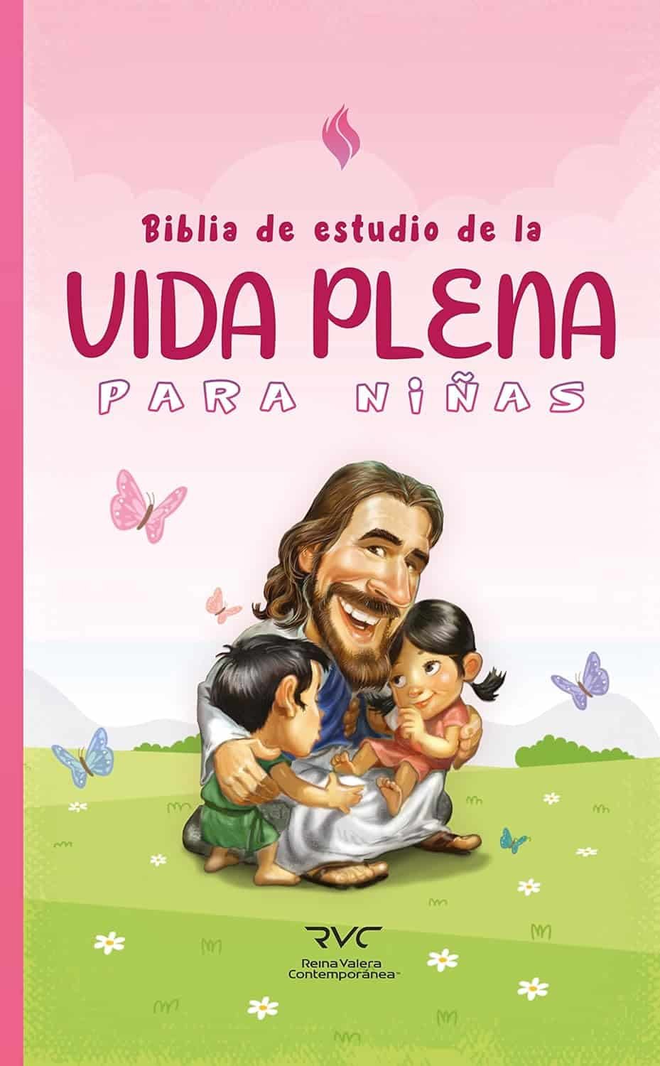 Biblia de Estudio para niñas Vida Plena RVC