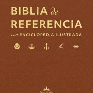 Biblia de referencia con enciclopedia ilustrada RVR1960 (simil piel marrón)