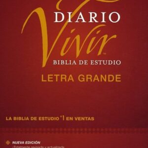 Biblia Diario Vivir Reina Valera 1960 Letra Grande, Tapa Dura