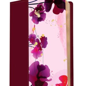 Santa Biblia NTV, Edición personal, letra grande 10 puntos, símil piel, Jardín morado