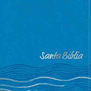 Santa Biblia NTV, Edición zíper, Océano SentiPiel, Azul claro