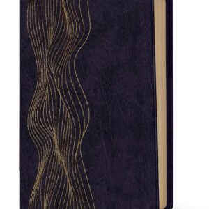 Biblia de Estudio Diario Vivir RVR 1960 morado oscuro