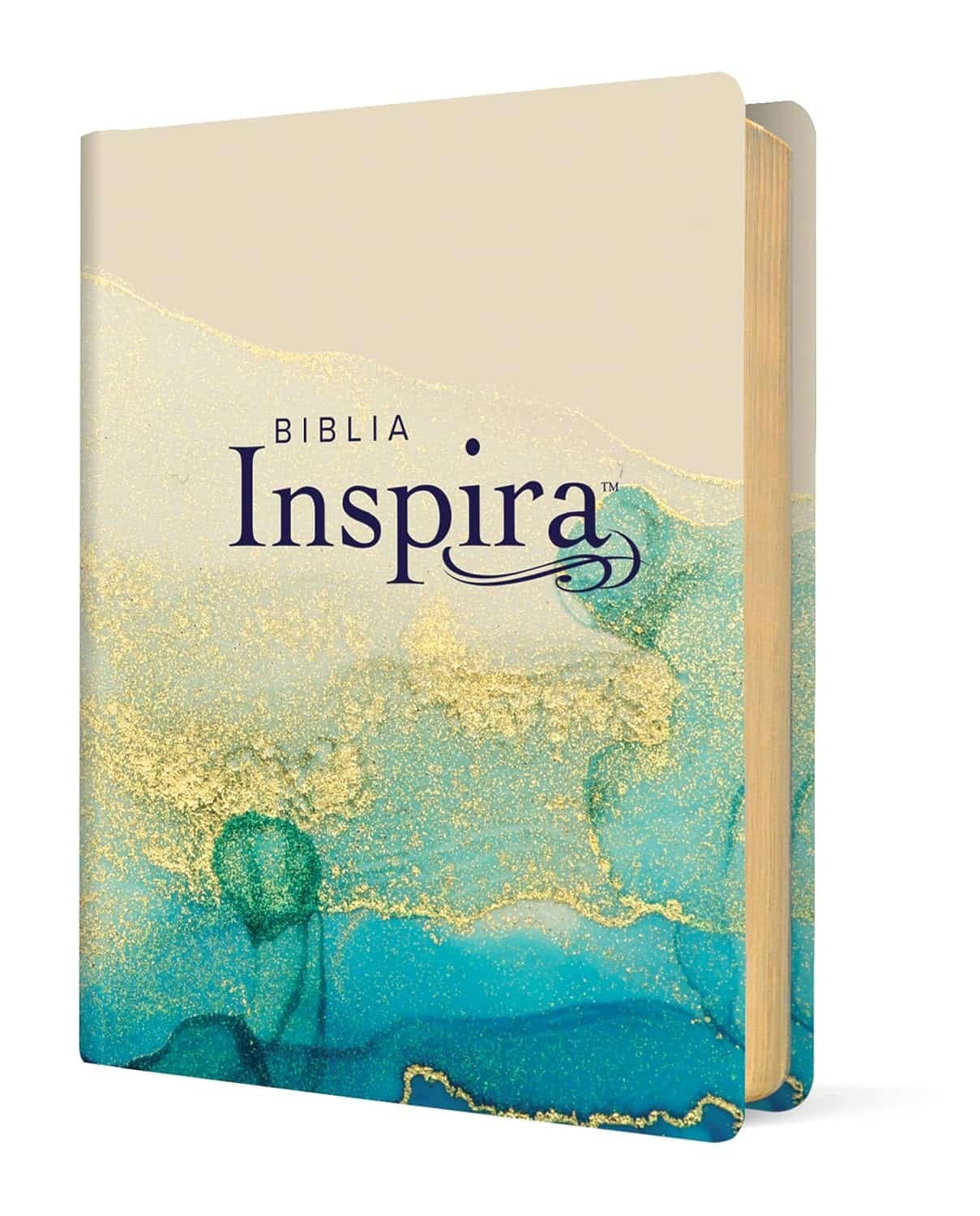 Biblia Inspira NTV con Filament (SentiPiel, Oro)