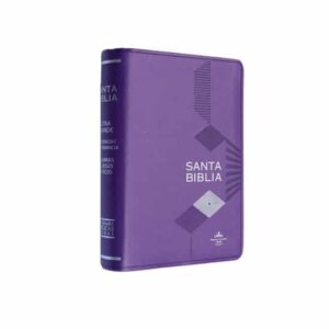 Biblia Reina Valera 1960  compacta letra 9 puntos concordancia púrpura