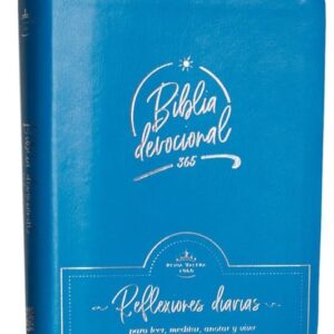 Biblia devocionales 365, Reina Valera 1960 azul