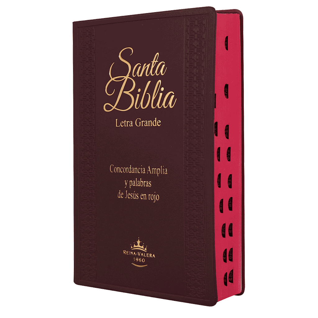 Biblia RVR1960 Letra grande indice concordancia vino