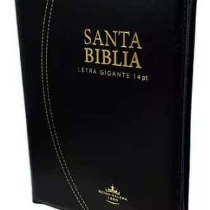 Biblia Reina Valera 1960 Letra Gigante Cierre Índice Negro