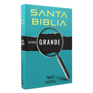 Biblia Reina Valera Contemporánea Mediana Letra Grande Rústica Azul