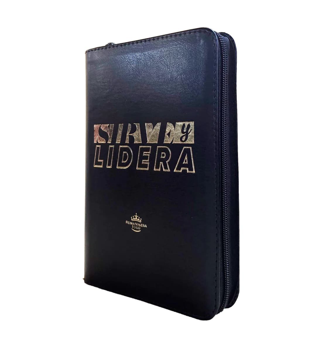 Biblia RVR60 Sirve y Lidera Color Negro Canto Dorado Letra Grande 12 Puntos - Imagen 3