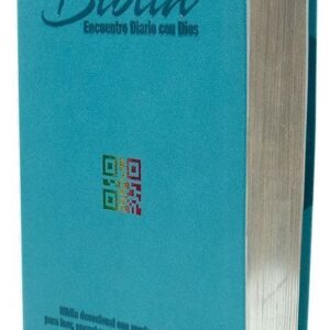 Biblia Encuentro Diario con Dios RVC Aguamarina