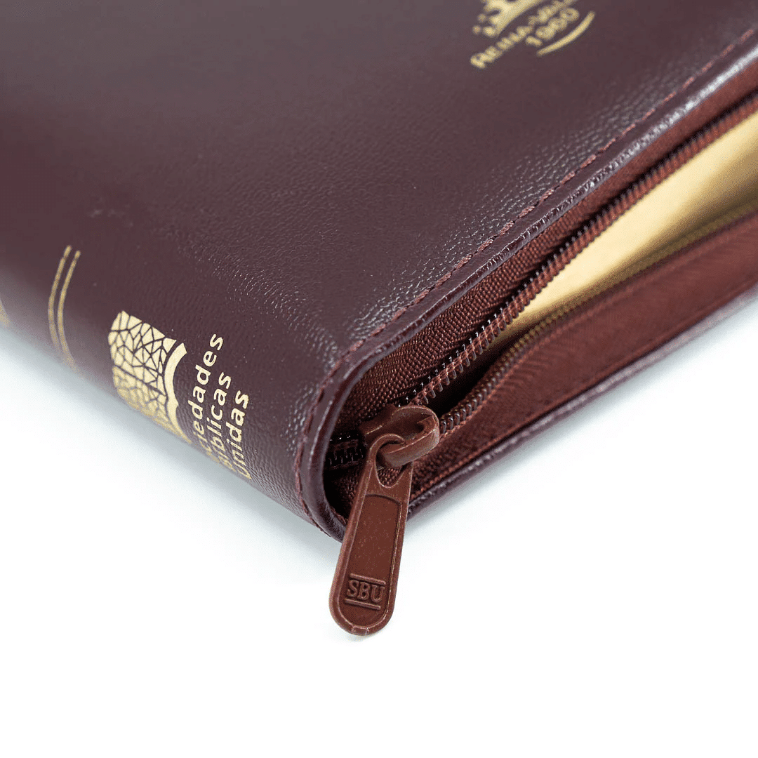 Biblia RVR1960 Letra Gigante concordancia marrón - Imagen 2