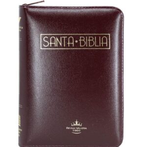 Biblia RVR compacta concordancia color vino indice