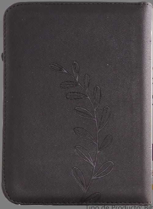 Biblia RVR compacta color negro concordancia cierre índice - Imagen 3