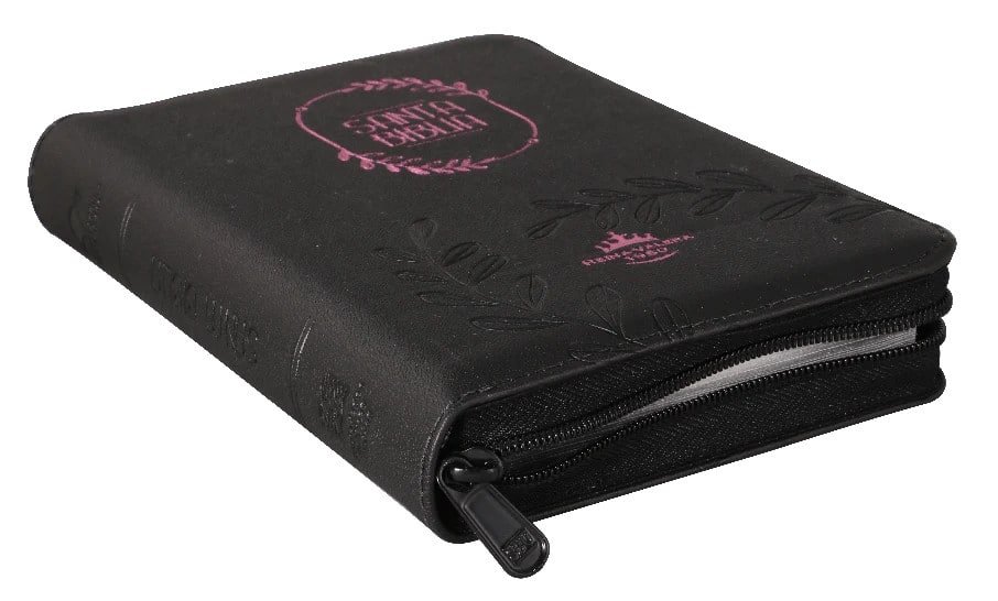 Biblia RVR compacta color negro concordancia cierre índice - Imagen 2
