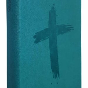 Biblia RVC Letra Grande concordancia ayudas QR agua marina