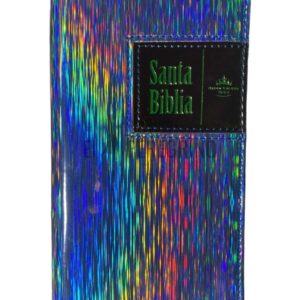 Biblia Reina Valera 1960 portátil cierre azul metálico