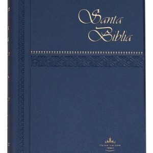 Biblia Reina Valera 1960 compacta vinil azul