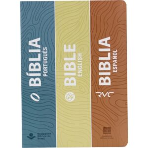 Biblia Trilíngue Português English Español NAA ESV RVC Tricolor Flexible