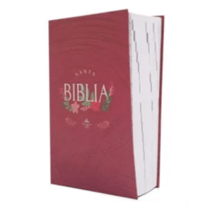 Biblia Reina Valera 1960 Letra Grande 14 puntos Semiflexible Rosada