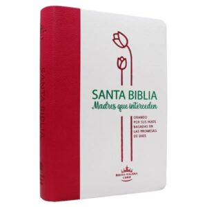 Biblia Reina Valera 1960 Madres que interceden Letra Grande Imitación Piel Fucsia/Rosa