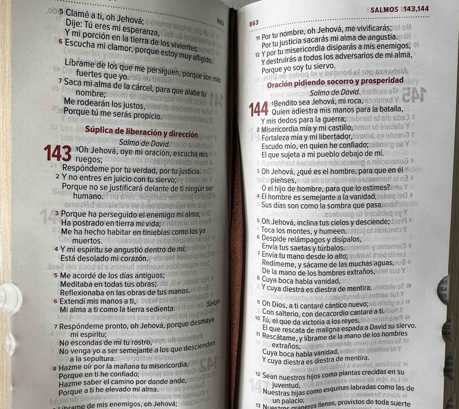 Biblia RVR1960 tamaño agenda Cierre Indice Café - Imagen 2