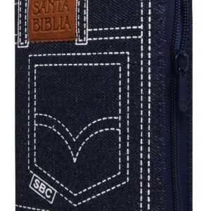 Santa Biblia Rvr1960 Jeans De Bolsillo Cierre