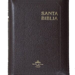 Biblia Reina Valera 1960 compacta café concordancia, cierre