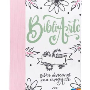 Biblia Arte Devocional RVC Rosado Apuntes Lettering Journaling