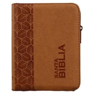Biblia Reina Valera 1960 de bolsillo cierre castaño