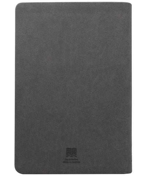 Biblia Reina Valera Contemporánea letra 10 puntos imitación piel gris cruz - Imagen 3