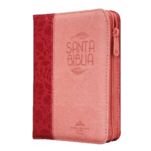 Biblia Reina Valera 1960 Bolsillo Cierre Indice Letra Chica Imitación Piel Fucsia QR