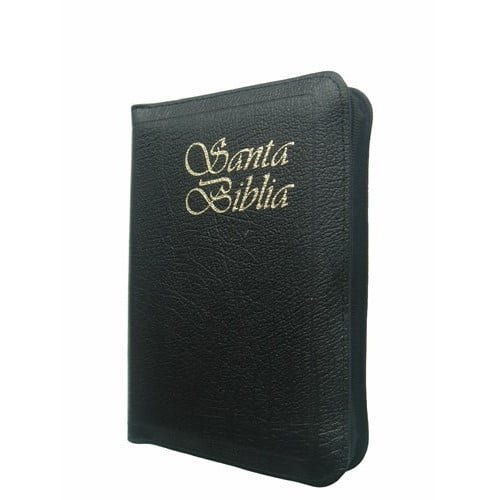Biblia Pequeña Reina Valera 1960 Piel Concordancia Cierre - Imagen 3