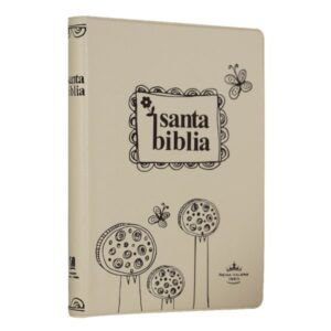 Biblia Reina Valera compacta vinil beige