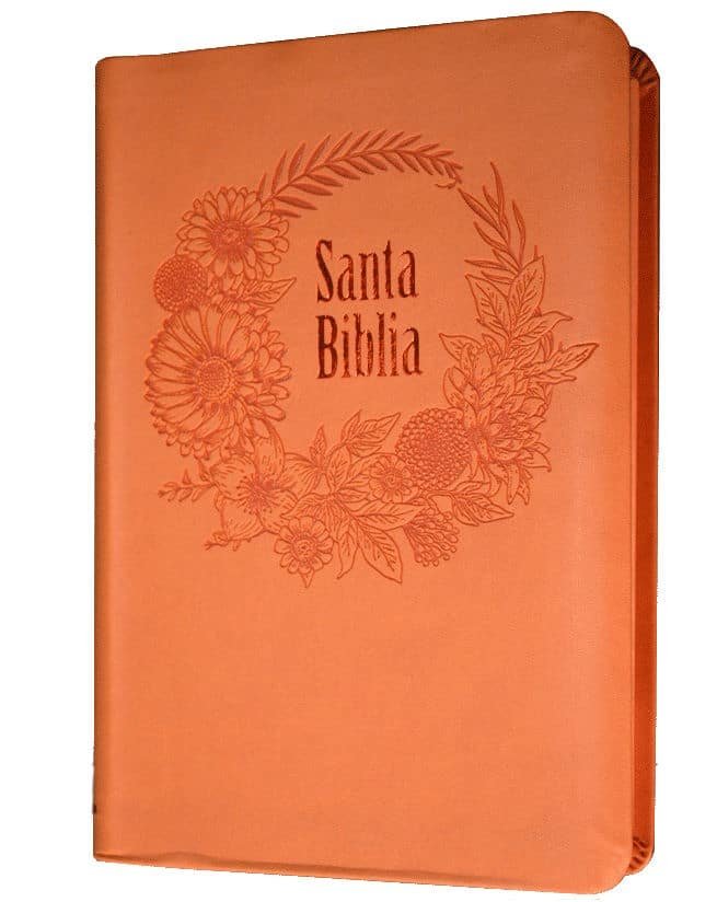 Biblia Letra Grande Reina Valera 60 Concordancia Naranja - Imagen 3