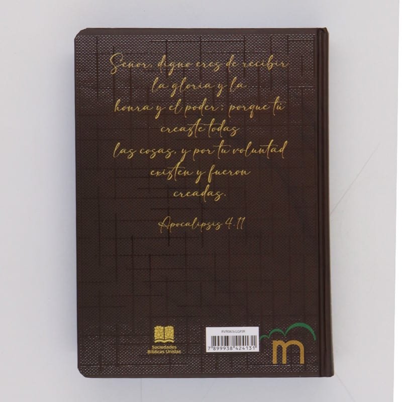 Biblia Reina Valera 1960 Letra Grande Tapa dura Leon - Imagen 5