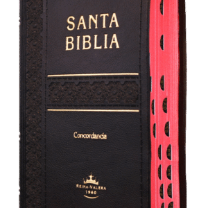 Biblia Reina Valera 1960 Tamaño Bolsillo Letra 9 puntos Vinil Negro