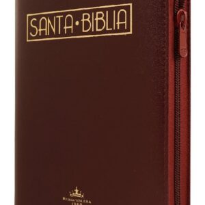 Biblia  RVR1960 letra grande concordancia cierre índice color burdeo