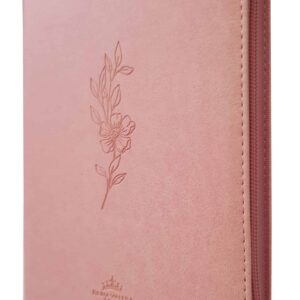 Biblia RVR1960 letra grande concordancia cierre índice rosa