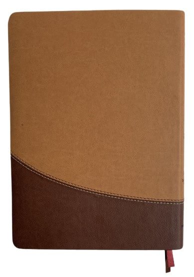Biblia Reina Valera 1960 Letra gigante beige café - Imagen 2