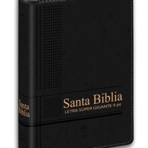 Biblia de bolsillo RVR 1960 letra mayor 9 puntos negra
