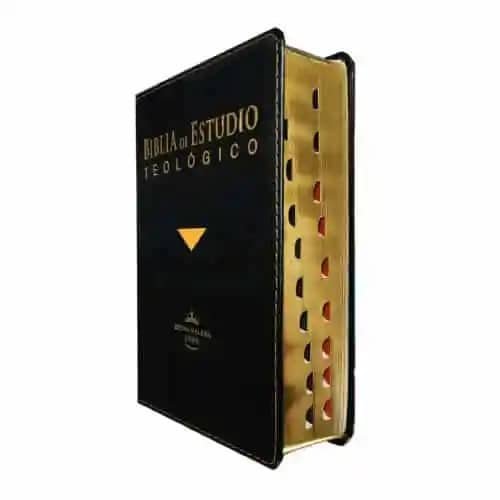 Biblia De Estudio Teológico Reina Valera 1960 índice tamaño mediano - Imagen 2