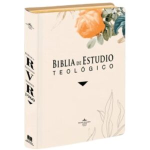 Biblia de Estudio Teológico tapa Mujer RV1960 floral con índice