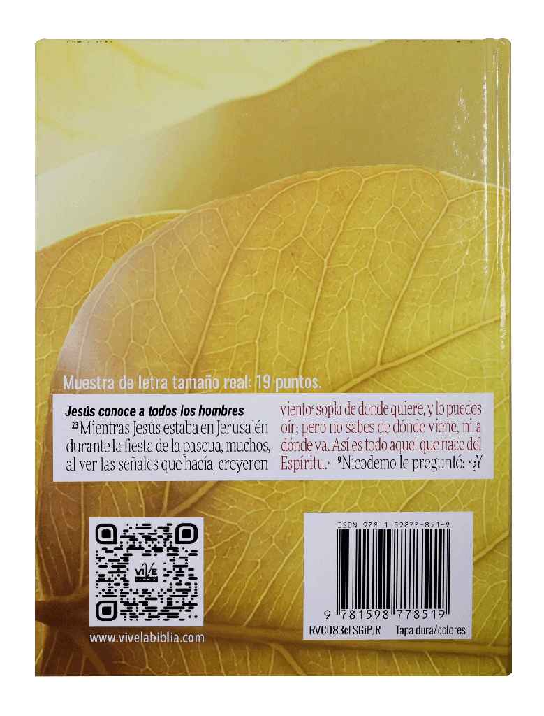 Biblia RVC Letra Supergigante 18 puntos Concordancia - Imagen 4
