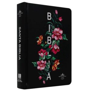 Biblia Reina Valera 1960 Compacta Fuente de Bendiciones Tapa dura Flores