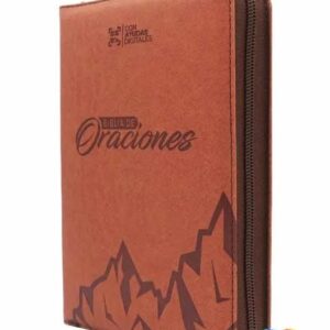 Biblia De Oraciones RVR1960 Letra Grande con cierre - Café