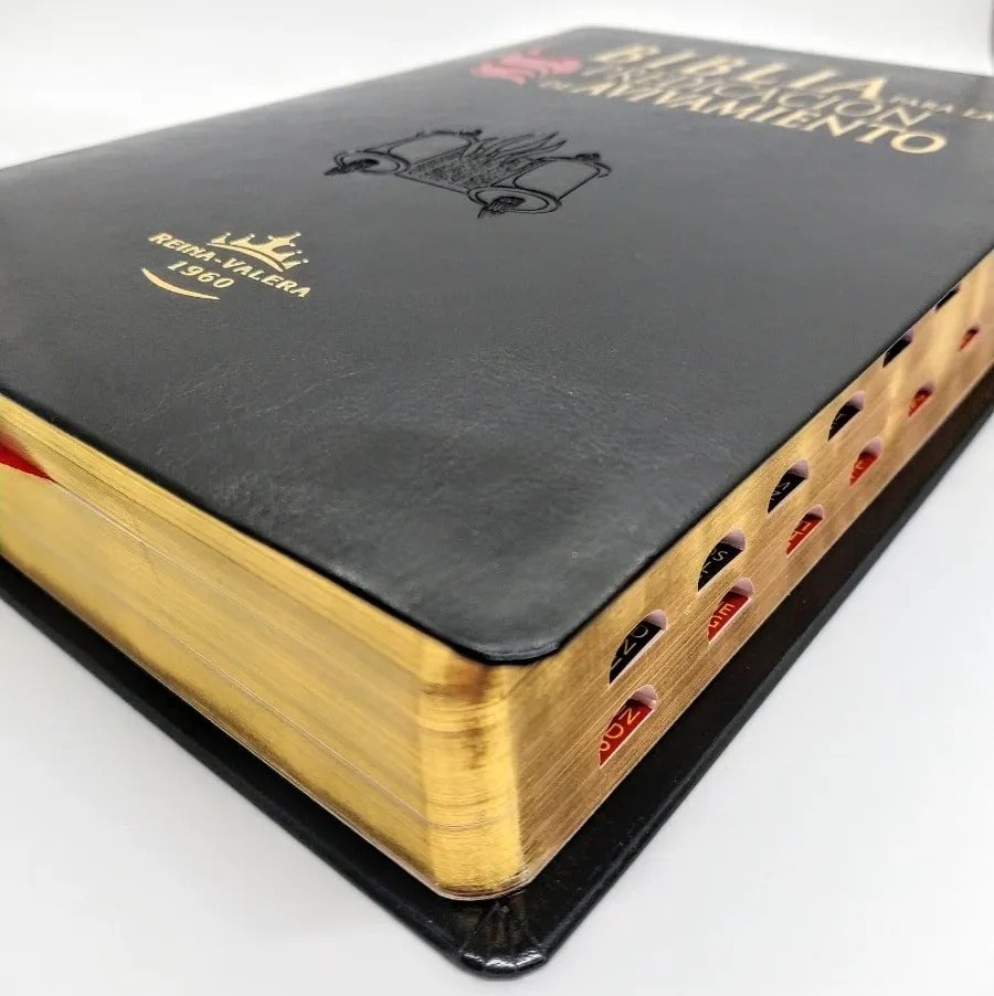 Biblia Para La Predicación De Avivamiento Rvr índice, canto dorado - Imagen 5