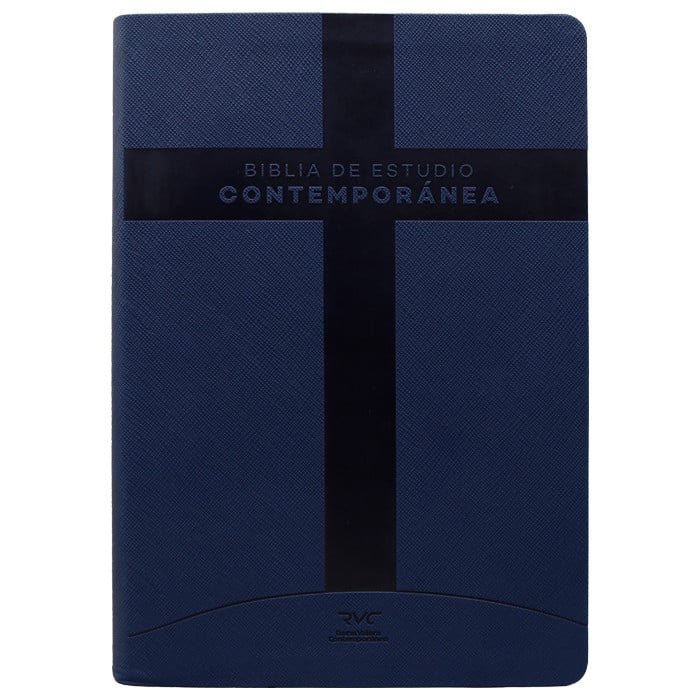 Biblia de Estudio RVC, concordancia, azul oscuro - Imagen 5