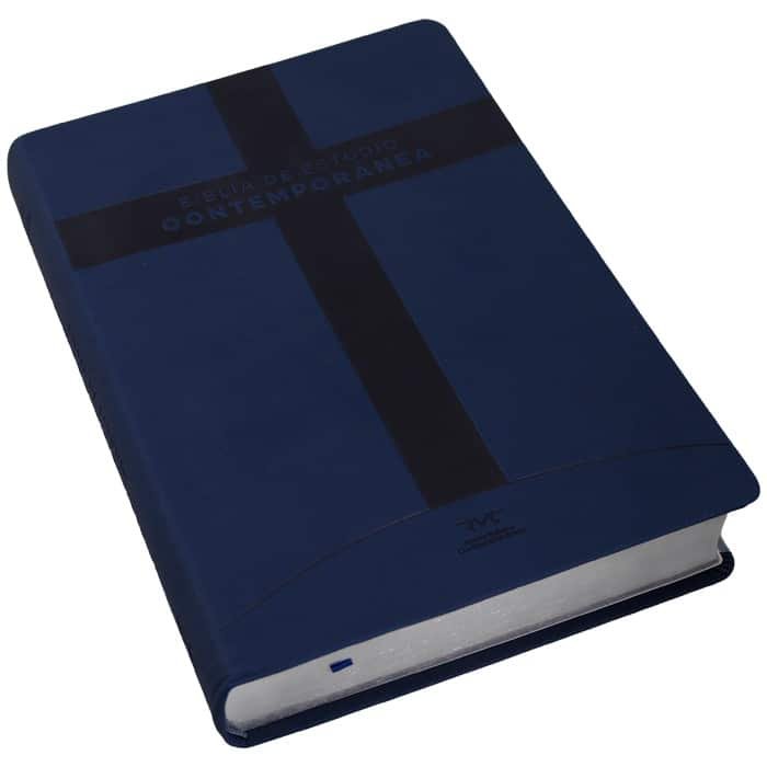 Biblia de Estudio RVC, concordancia, azul oscuro - Imagen 3