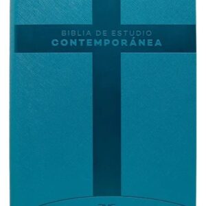 Biblia de Estudio RVC, concordancia, azul aqua