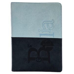 Biblia TLA Mediana Letra Grande 11 puntos Imitación piel Azul
